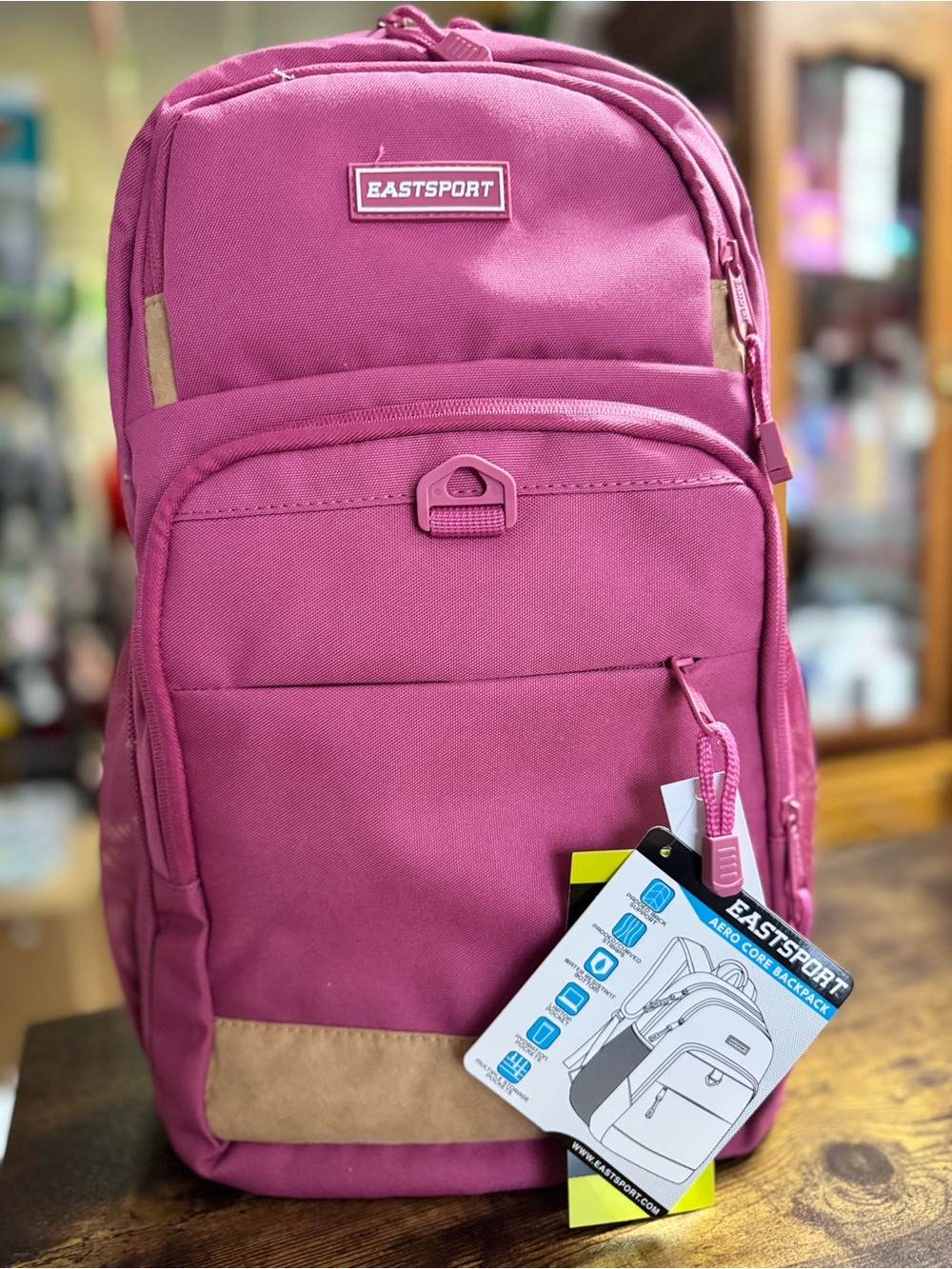 Pink Backpack - Durable Everyday Laptop Bag